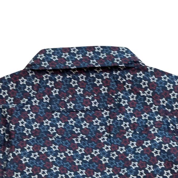 NEW Duluth Trading Co. Mens BBQ Short Sleeve Shirt America Relaxed Button Up XL - Picture 8 of 9